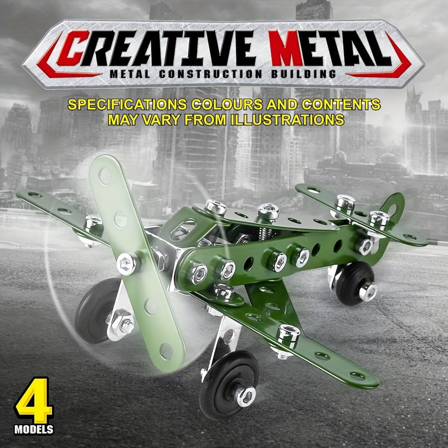 166pcs Military Series STEAM Building Blocks