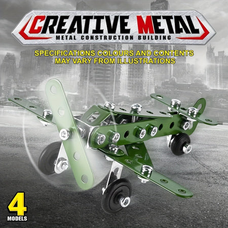 166pcs Military Series STEAM Building Blocks