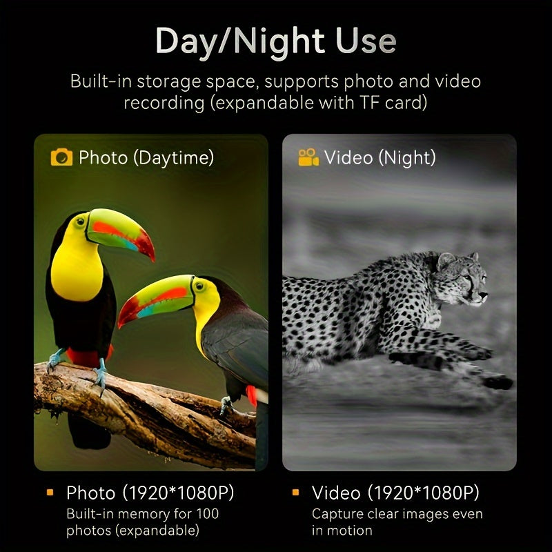 INSKAM 2.8" HD Digital Night Vision Binoculars with 1080p Video Recording