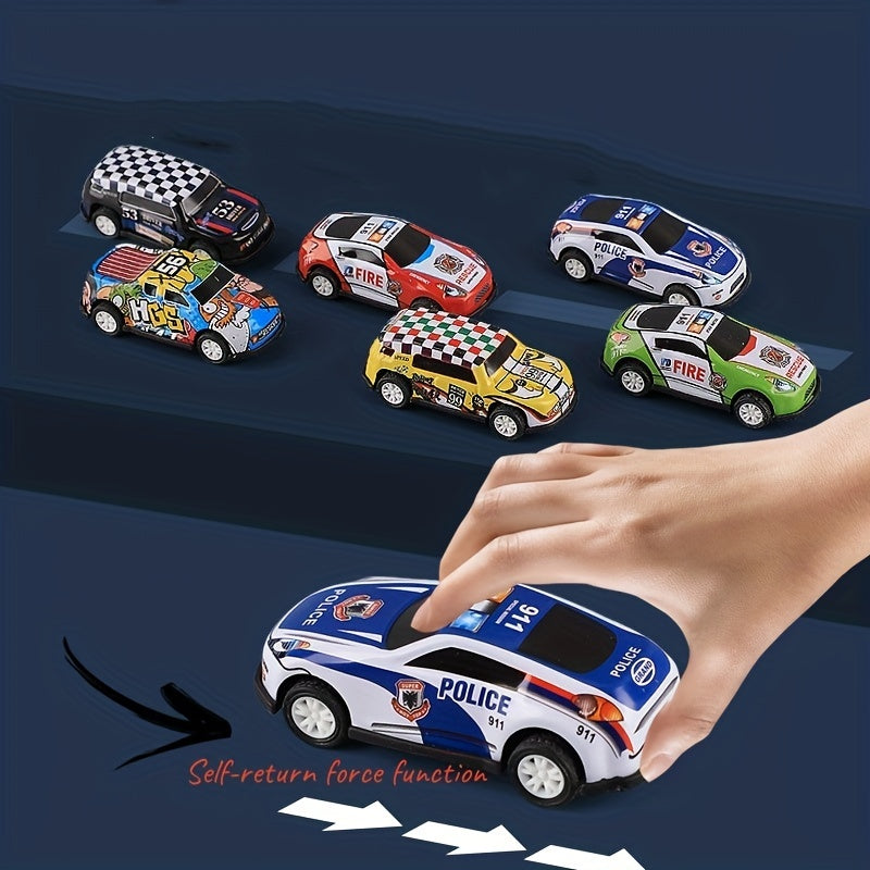 50pcs Mini Alloy Car with Storage Box - Children's Toys, Halloween, Christmas Gift