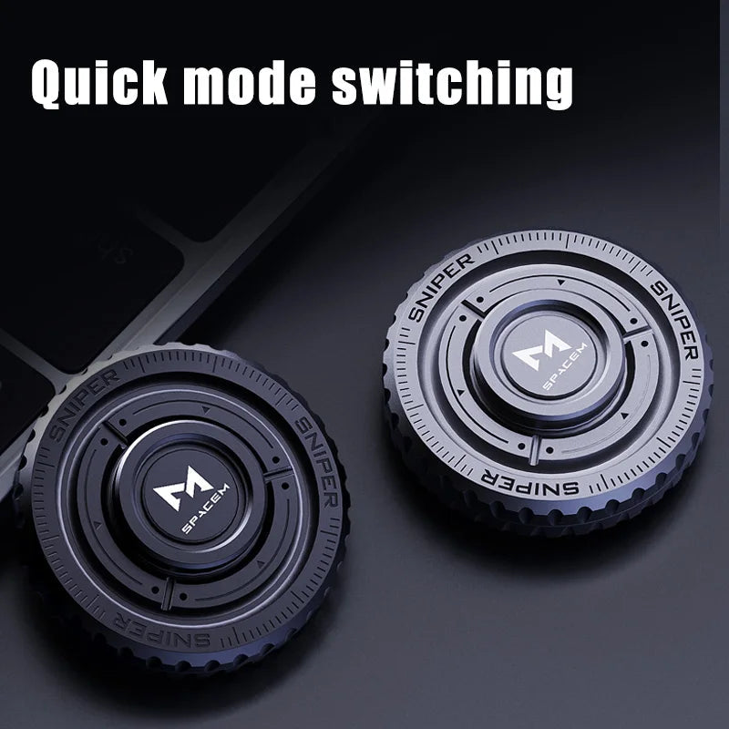 Fidget spinner Mechanical Coin Fingertip Stainless Steel EDC Anti-stress Fidget Slider Spinner Office Toys for Adult Gifts