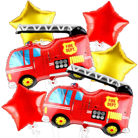 Fireman Sam Party Supplies Decoration Kit 15pcs balloons