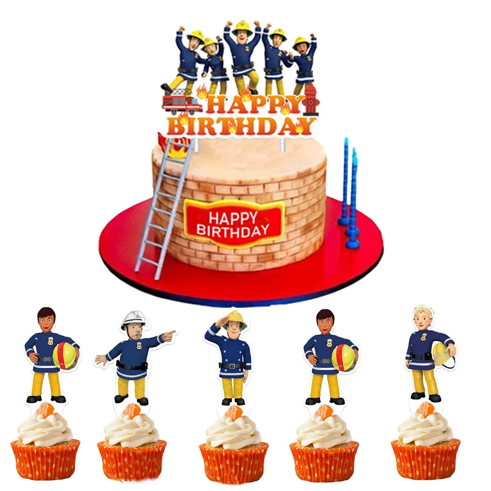 Fireman Sam Party Supplies Decoration Kit