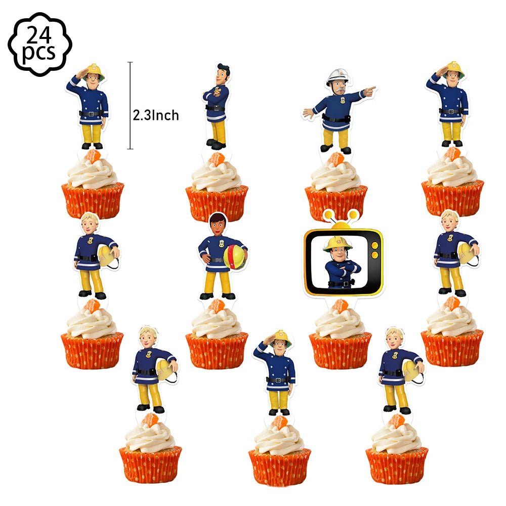 Fireman Sam Party Supplies Decoration Kit A9