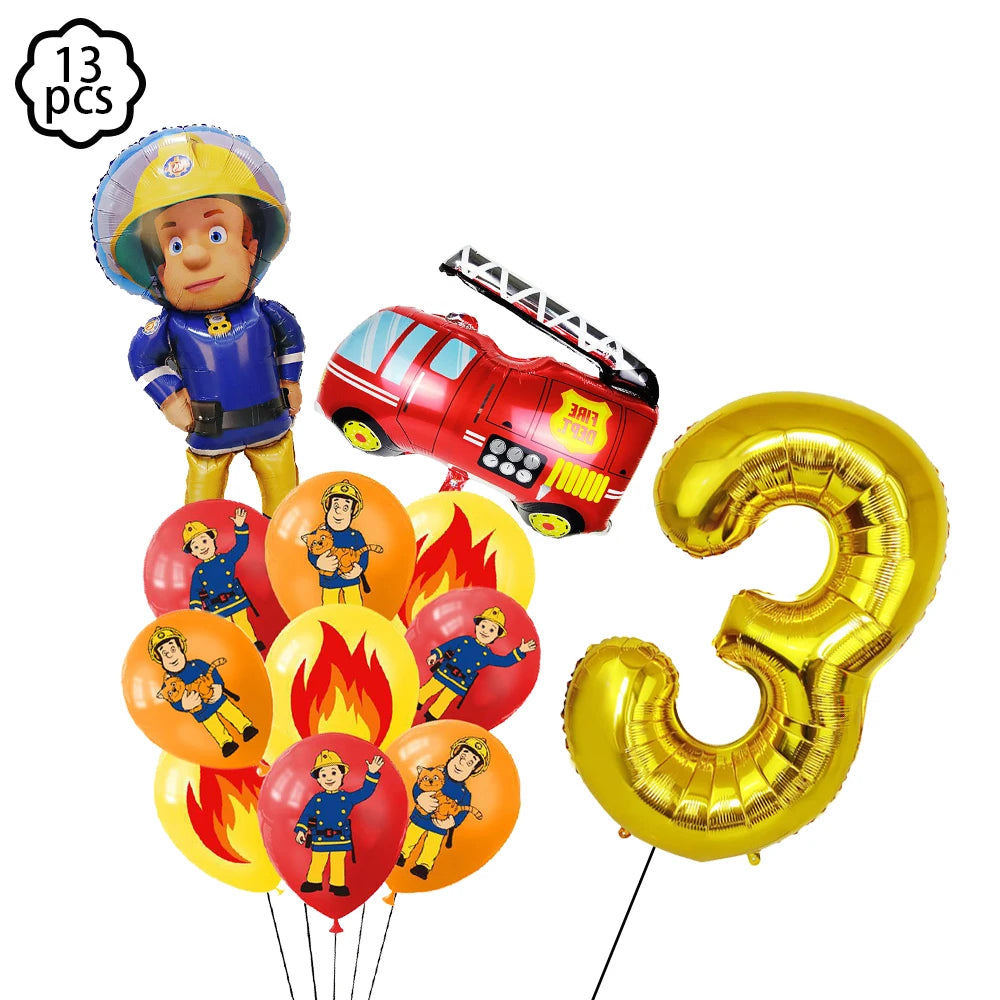 Fireman Sam Party Supplies Decoration Kit C