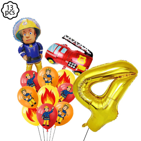 Fireman Sam Party Supplies Decoration Kit D