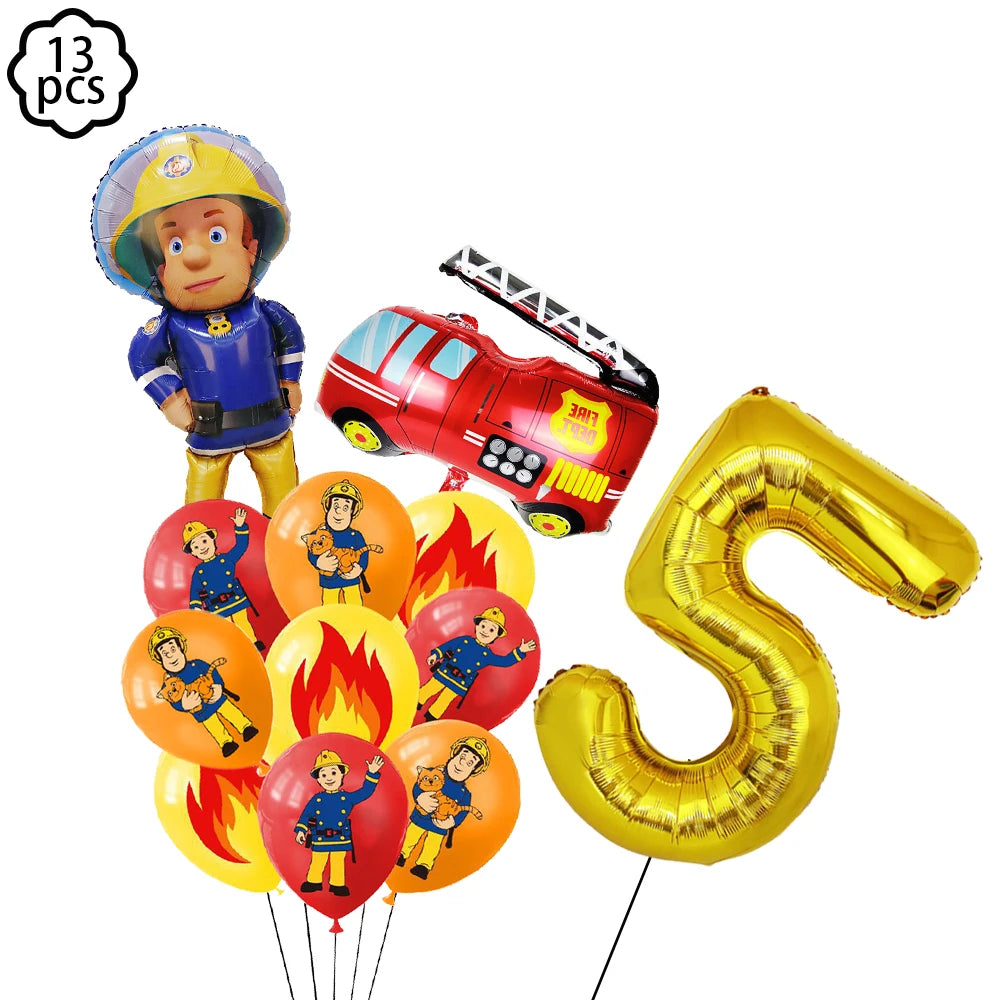 Fireman Sam Party Supplies Decoration Kit E