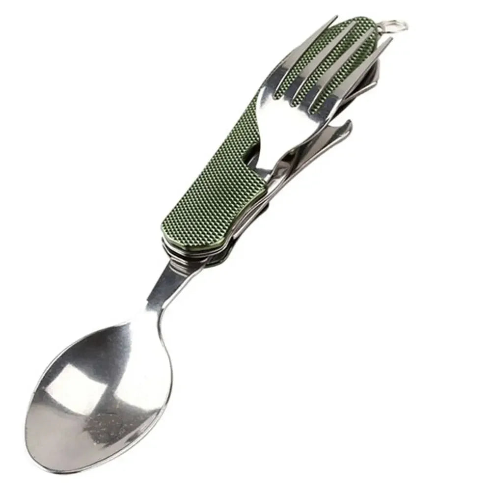 Foldable Camping Supplies Tableware Combination Outdoor Portable Multifunction Equipment Travel Camp Cooking Supplies Hiking