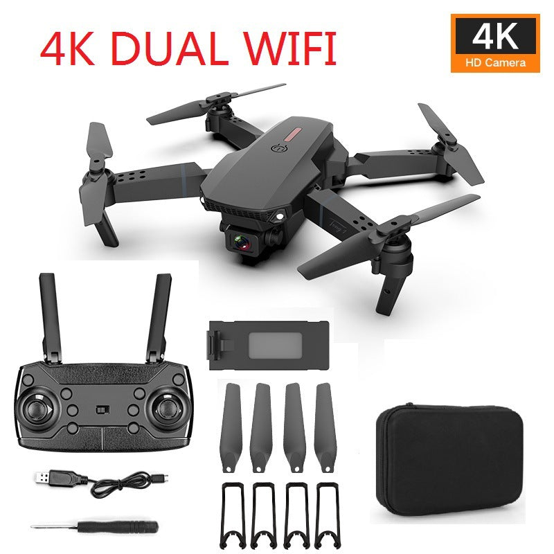 Folding high-definition aerial quadcopter 0