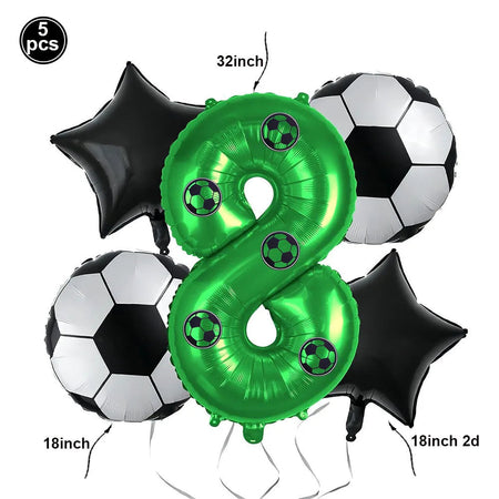Football Fever Party Tableware Set - Soccer Birthday Decorations Coffee