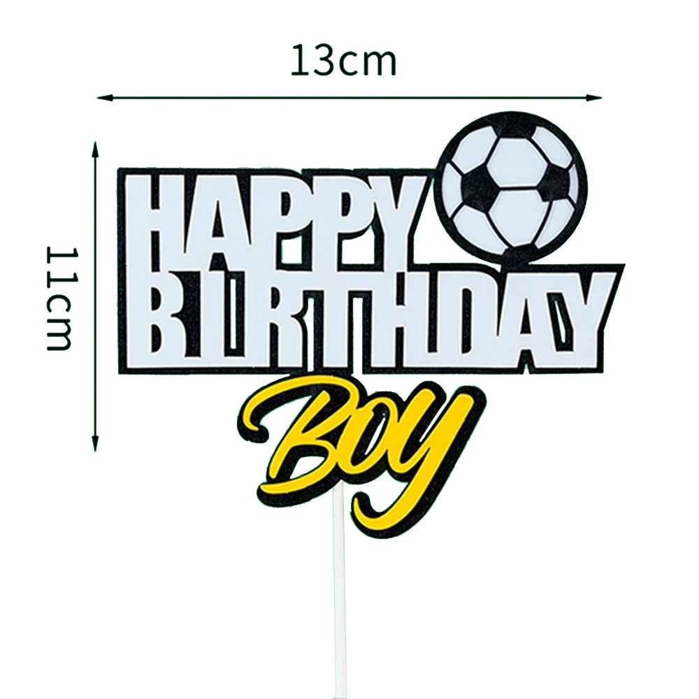 Football Game Cake Topper &amp;amp; Party Decor Set 11