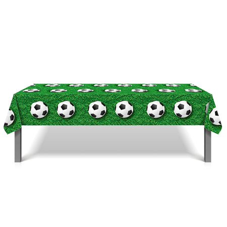 Football Game Party Disposable Tablecloth - Perfect for Birthday Celebrations