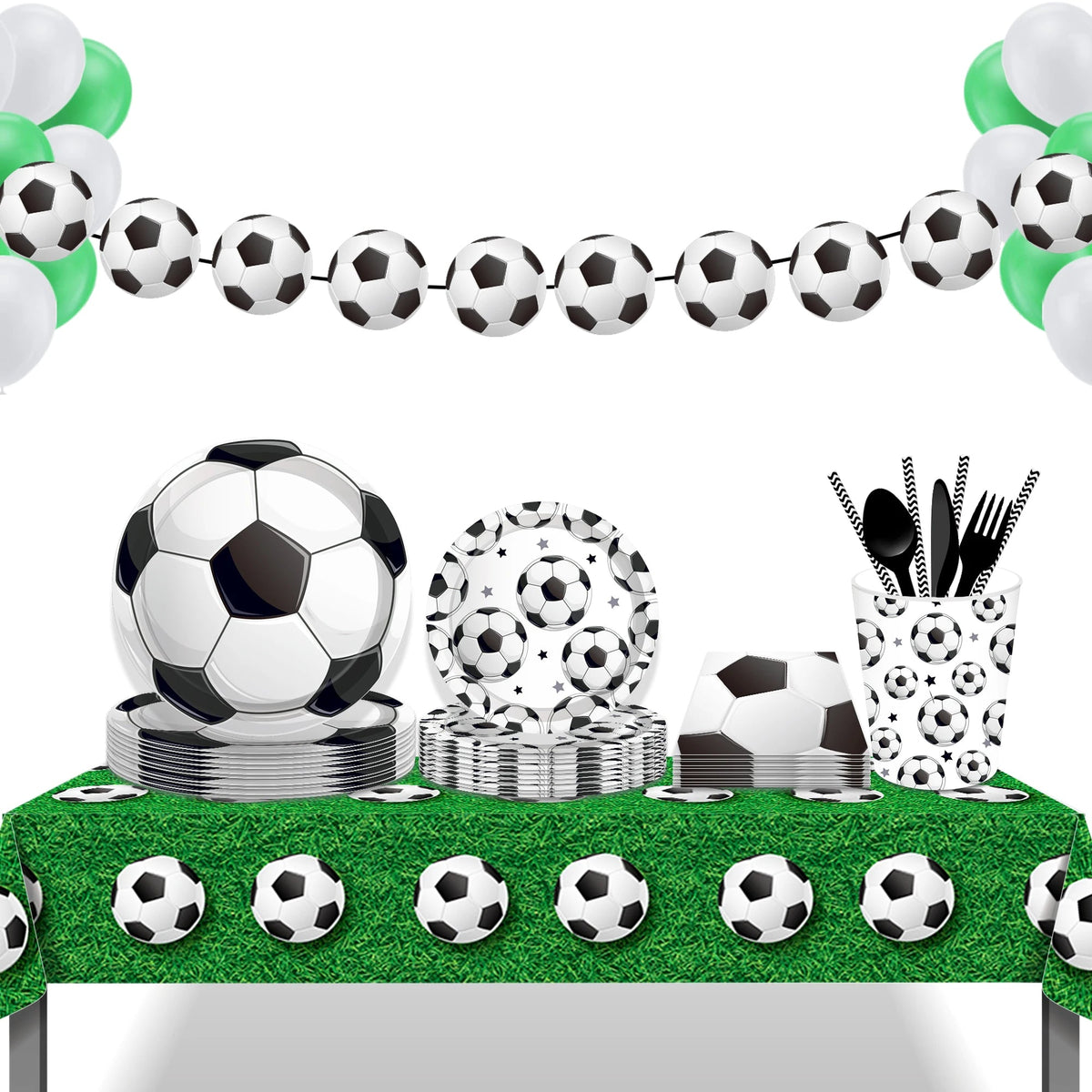 Football Game Party Disposable Tablecloth - Perfect for Birthday Celebrations