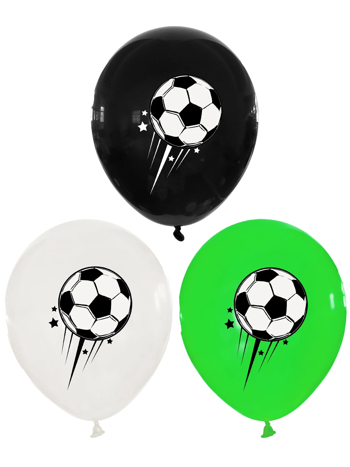 Football Theme 12-inch Latex Balloons Set for Kids' Birthday Party Decoration