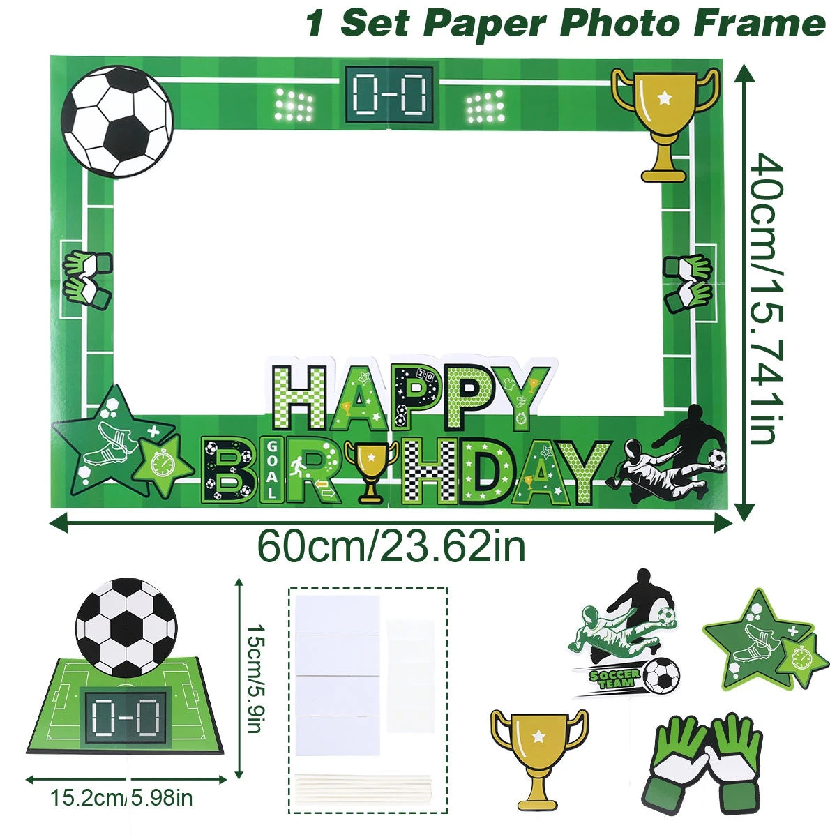Football Theme Party Decoration Set - Perfect for Boy's Birthday, Baby Shower, or Children's Day 1pcs Photo Pros