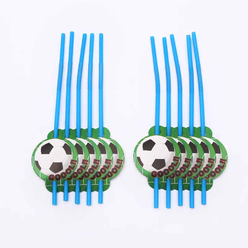 Football Theme Party Tableware &amp;amp; Decor Set - Perfect for Kids Birthday Parties
