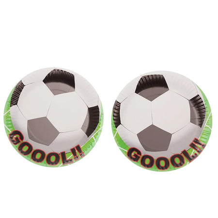 Football Theme Party Tableware &amp;amp; Decor Set - Perfect for Kids Birthday Parties