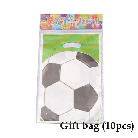 Football Theme Party Tableware &amp;amp; Decor Set - Perfect for Kids Birthday Parties  Gift bag 10pcs