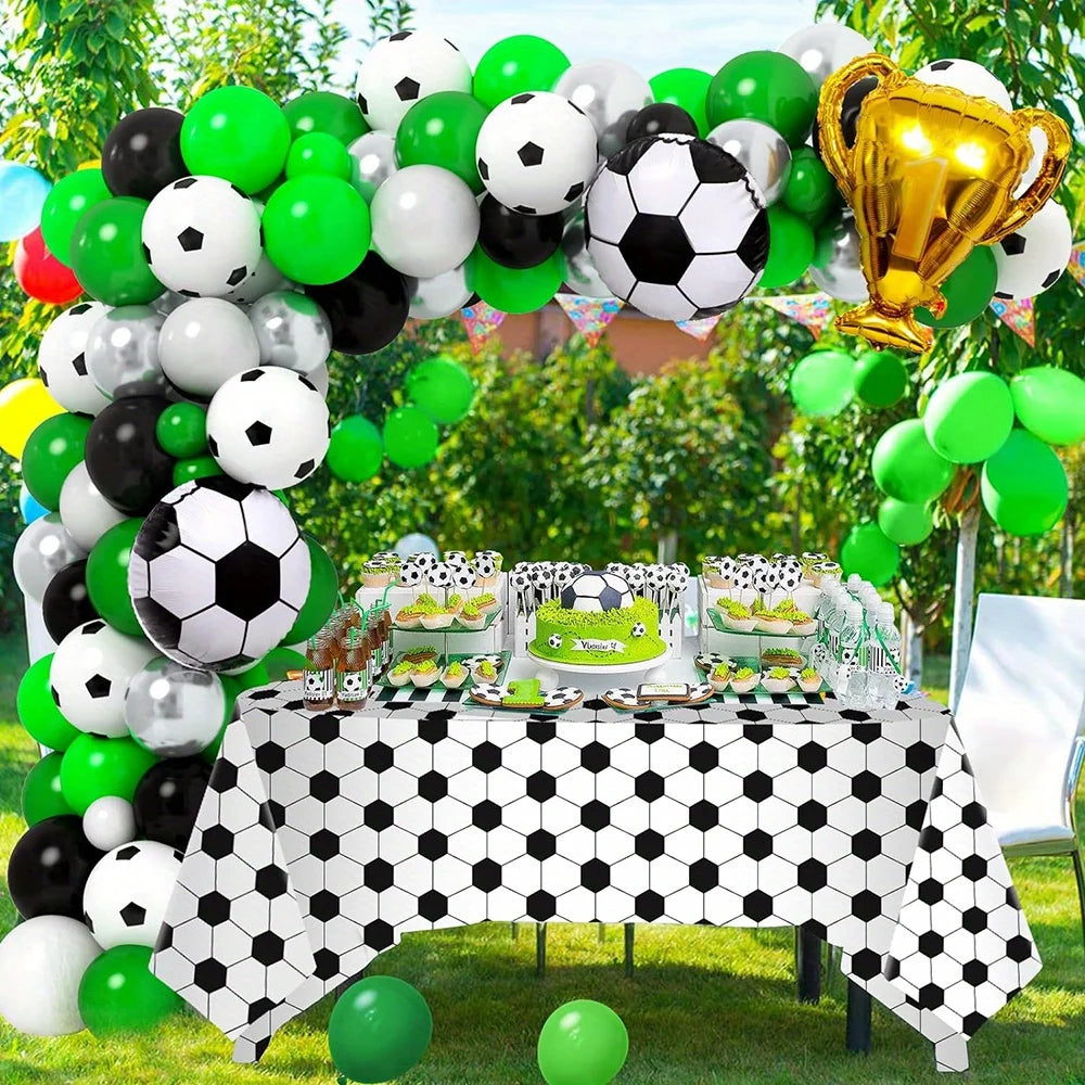 Football Themed Balloon Arch Set with 123pcs