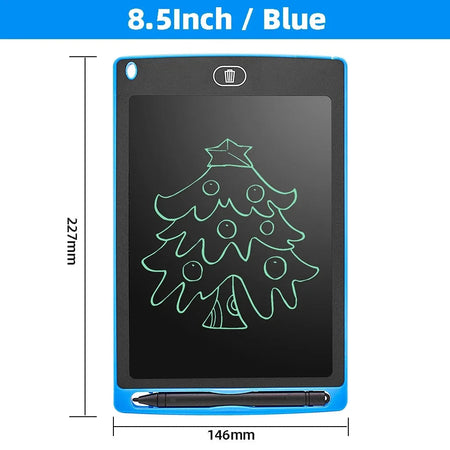 For kids 8.5Inch Electronic Drawing Board LCD Screen Writing Digital Graphic Drawing Tablets Electronic Handwriting Pad Toys 8.5Inch-Blue