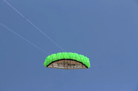 free shipping 2.5m large Dual Line Stunt Sport soft Kite with control bar kitesurfing outdoor toys flying kiteboard 250cm Green