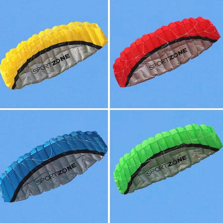 free shipping 250cm dual line stunt power kites flying toys for kids kite surf beach kites professional wind kites factory sport
