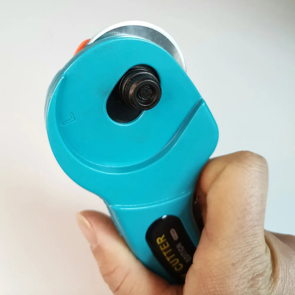 FT145 Rotary Cutter R45mm Patchwork Roller Easy Tearing Cutting Tools for Cloth Leather Paper Ticket Soft Sheet