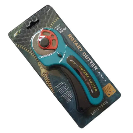 FT145 Rotary Cutter R45mm Patchwork Roller Easy Tearing Cutting Tools for Cloth Leather Paper Ticket Soft Sheet FT145