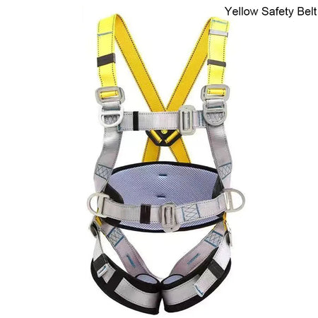 Full Body Five Point Harness Safety Belt  Yellow Harness