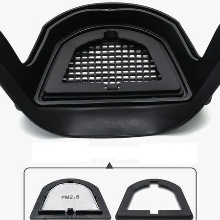 Full Face Transparent Protective Mask Dust-proof Anti-fog Head Cover Reusable Kitchen Oil-splash Proof Face Mask with Filters