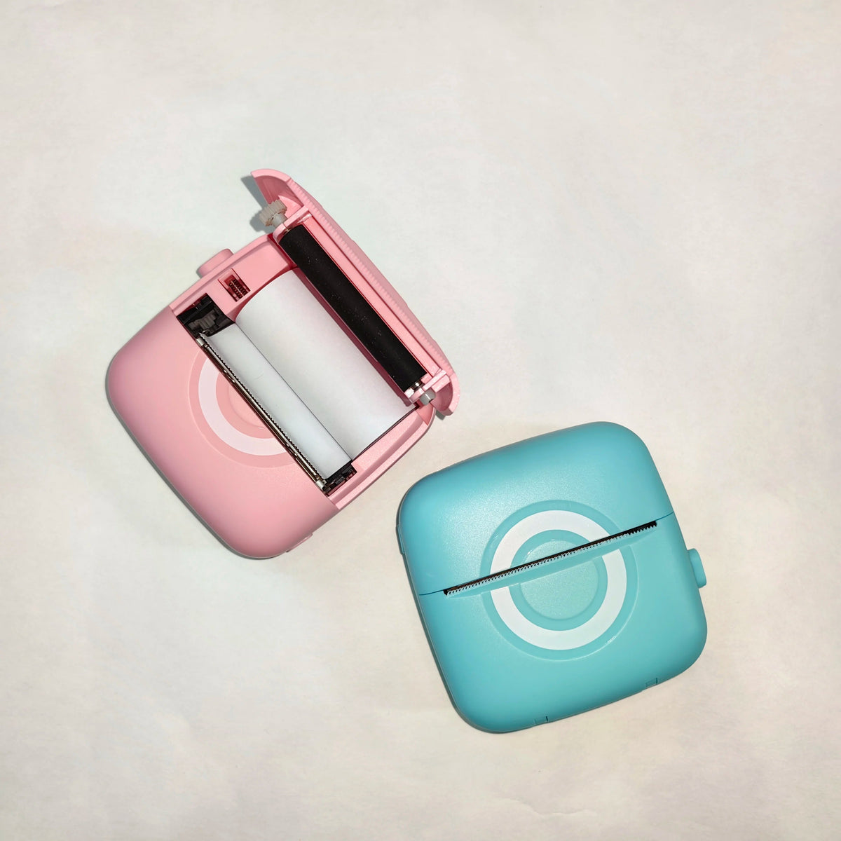 Fun Print C13 Portable Mini Printer Stickers Label Thermal Photo Labeller Printing Maker Self-adhesive Colors Transparent Papers