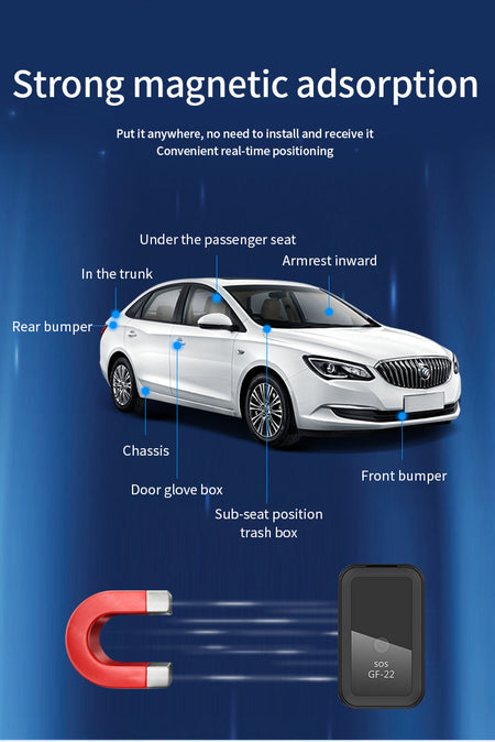 GF22 Mini GPS Tracker Real Time Car SOS MINI GPS Tracker Magnetic GPS Tracker GF-22 for Car or Pet