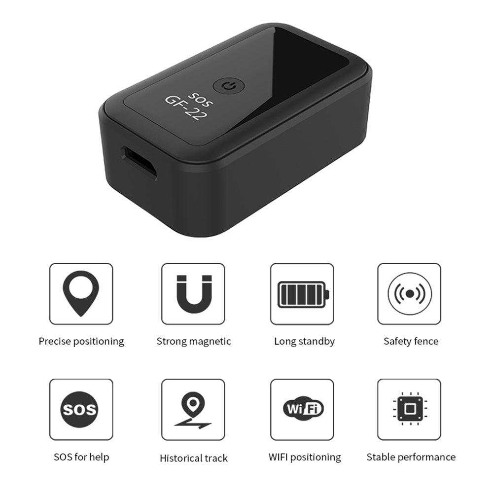 GF22 Mini GPS Tracker Real Time Car SOS MINI GPS Tracker Magnetic GPS Tracker GF-22 for Car or Pet