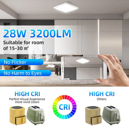 Hanging Lamps For Ceiling RGB Smart Ceiling Light Tuya Dimming Remote For Alexa Google Wifi Luster Home-Appliance Led Ceiling