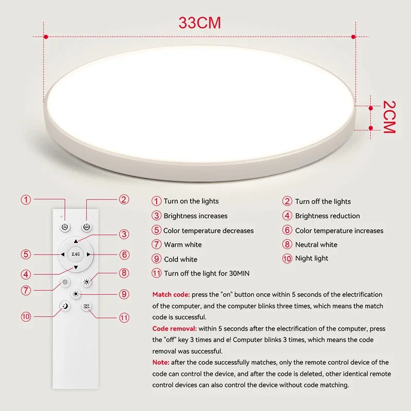 Hanging Lamps For Ceiling RGB Smart Ceiling Light Tuya Dimming Remote For Alexa Google Wifi Luster Home-Appliance Led Ceiling