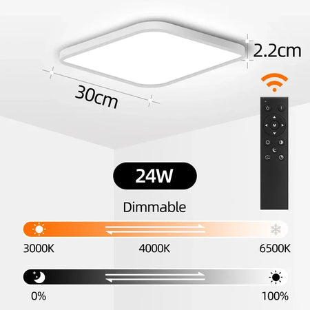 Hanging Lamps For Ceiling RGB Smart Ceiling Light Tuya Dimming Remote For Alexa Google Wifi Luster Home-Appliance Led Ceiling