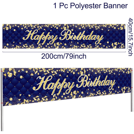 Happy Birthday Banner Baby Shower Decor Bunting Garland Flags 5