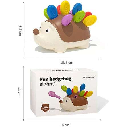 Hedgehog Montessori Toys Develop Concentration Training Sensory Toys Spelling Little Hedgehog Children Puzzle Toys