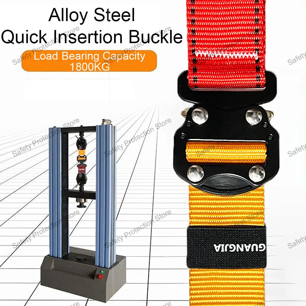 High Altitude Safety Harness with 5-Point Full Body Protection