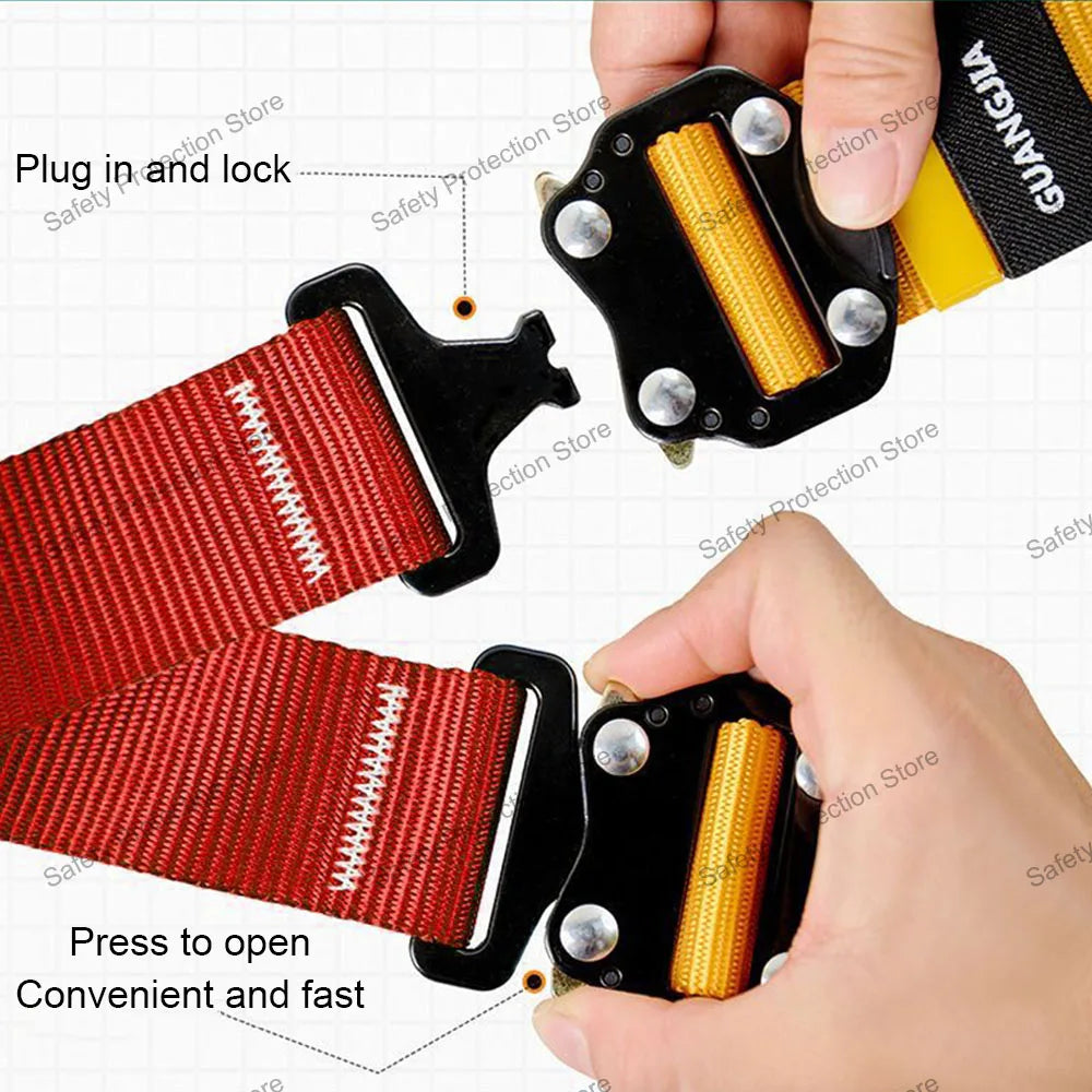 High Altitude Safety Harness with 5-Point Full Body Protection