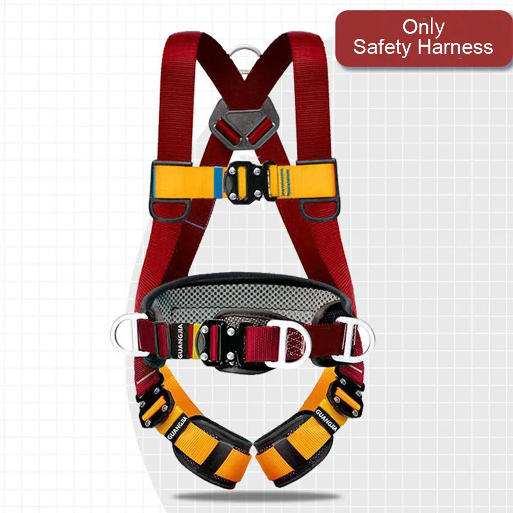 High Altitude Safety Harness with 5-Point Full Body Protection  Only Safet Harness