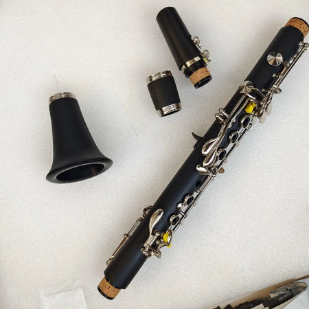 High-Grade Eb 11-Key Nickel-Plated Clarinet Set with Case