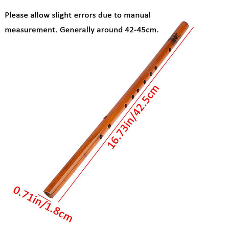High Quality Chinese Dizi Transversal Flute - Professional Bamboo Woodwind Instrument 1pc