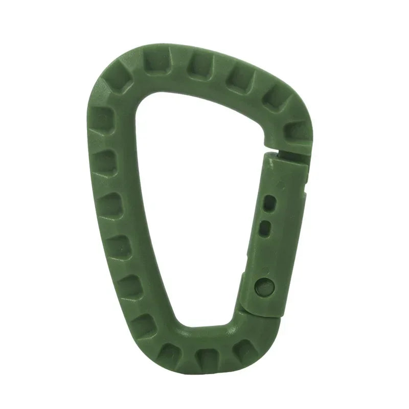 High-Quality Plastic Carabiner Hook 83*55MM Army green - 1pcs