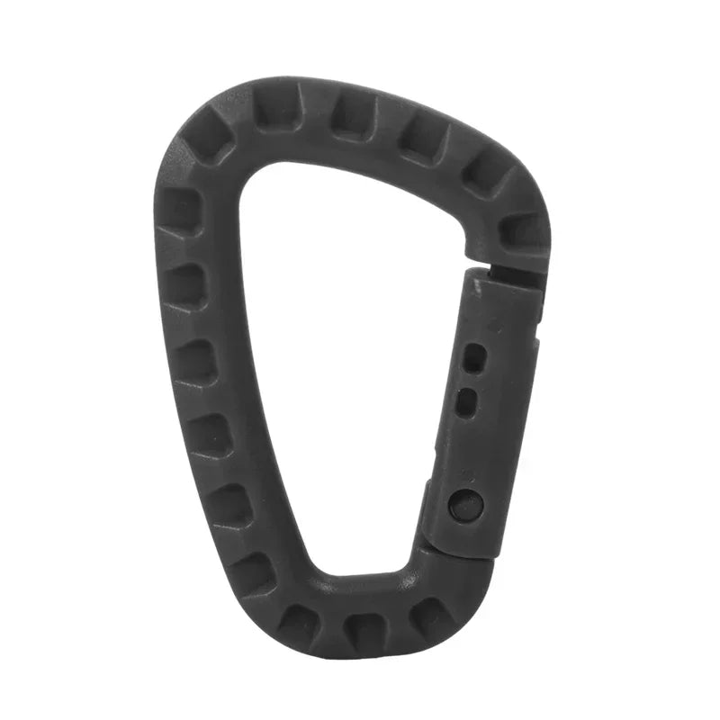 High-Quality Plastic Carabiner Hook 83*55MM Black - 1pcs