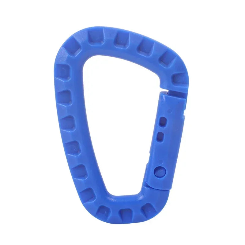 High-Quality Plastic Carabiner Hook 83*55MM Blue - 1pcs