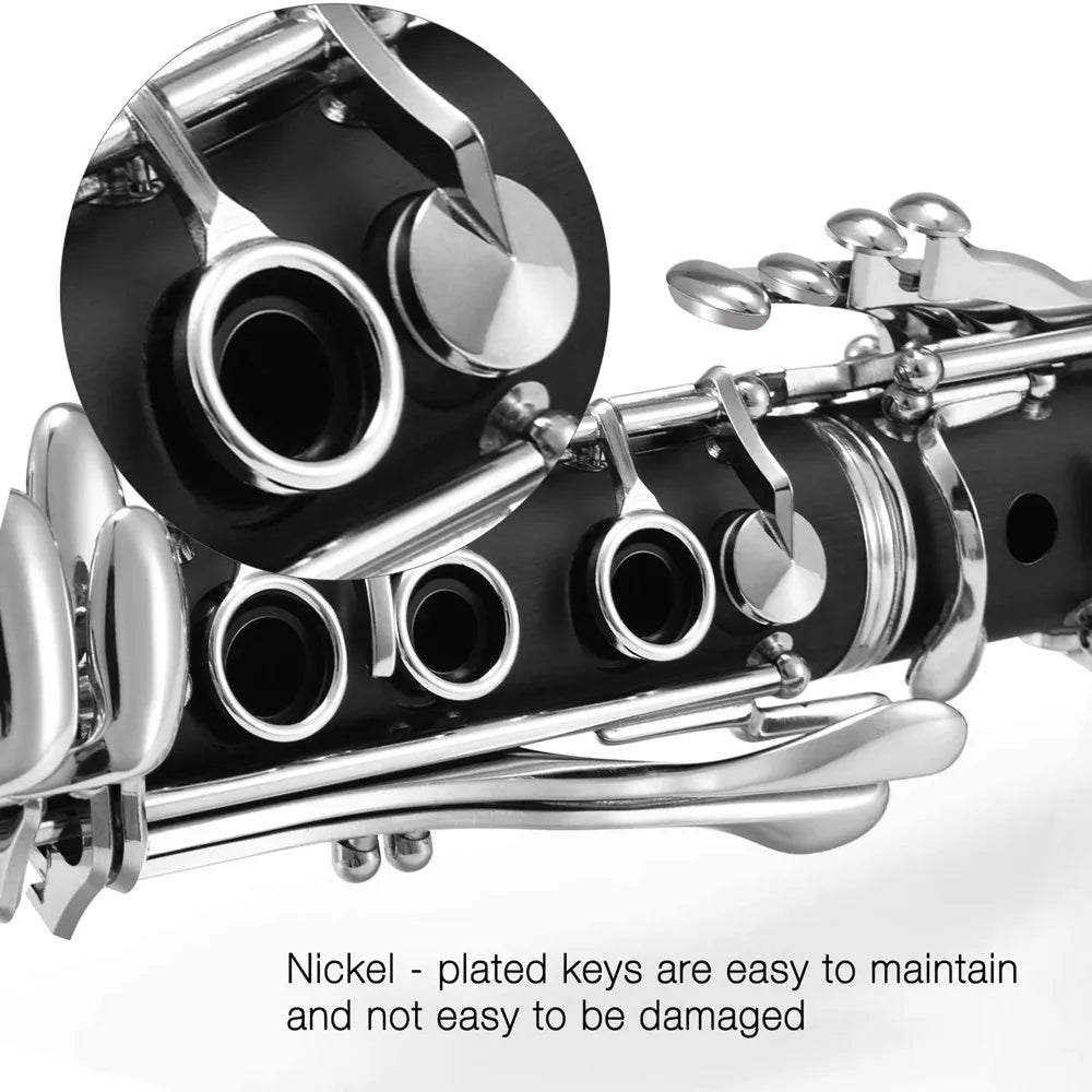 High-Quality Professional B-Flat Clarinet Set with Case - Aisiweier