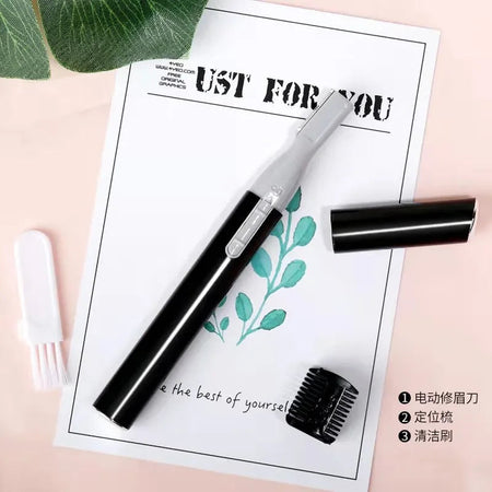 Hot Electric Face Mens Eyebrow Scissors Nose Ear Hair Trimmer Mini Portable Women Body Shaver Remover Blade Razor Epilator