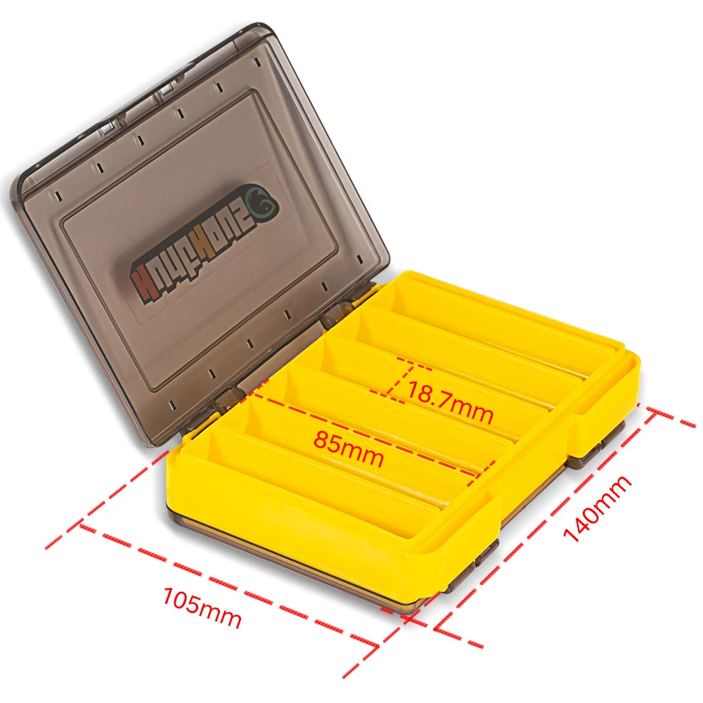 Hunthouse fishing box 14/19/27 compartments Double Layer High Strength Fishing Accessories lure Boxes storage Double 140-105-Y