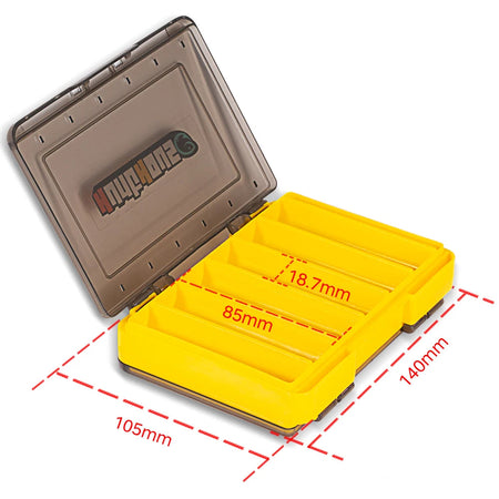 Hunthouse fishing box 14/19/27 compartments Double Layer High Strength Fishing Accessories lure Boxes storage Double 140-105-Y